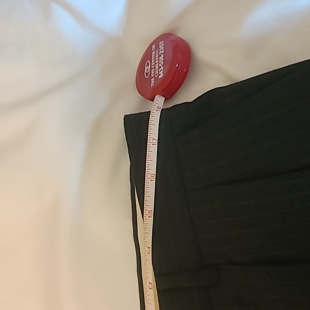 Hickey Freeman 43L 36x32 Charcoal Striped 3-Button Suit - Picture 8 of 10